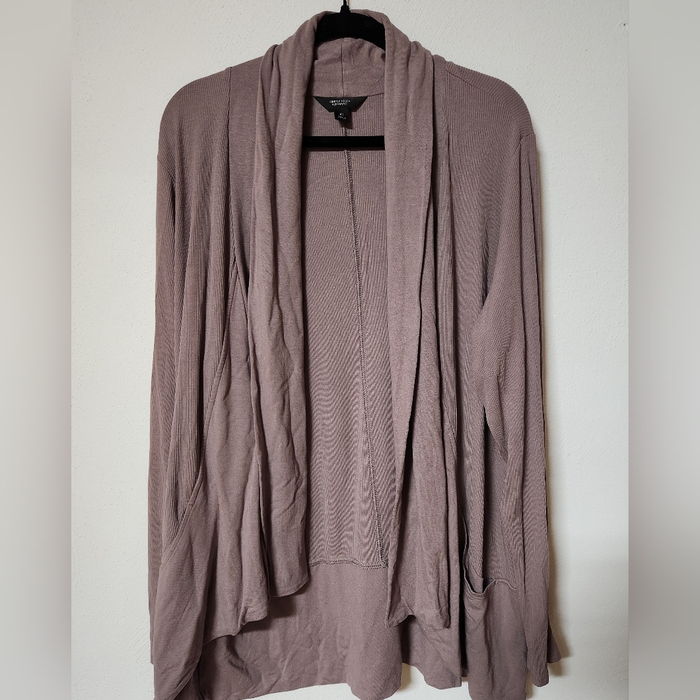 Simply Vera Vera Wang Dusty Rose Cardigan Size XL